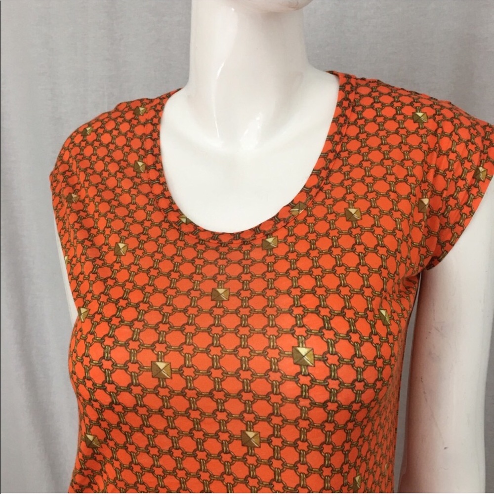SOLD XS Michael Kors Sleeveless Hi-Low Chain Top - Picture 4 of 7